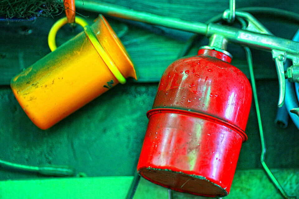Orange Against Red