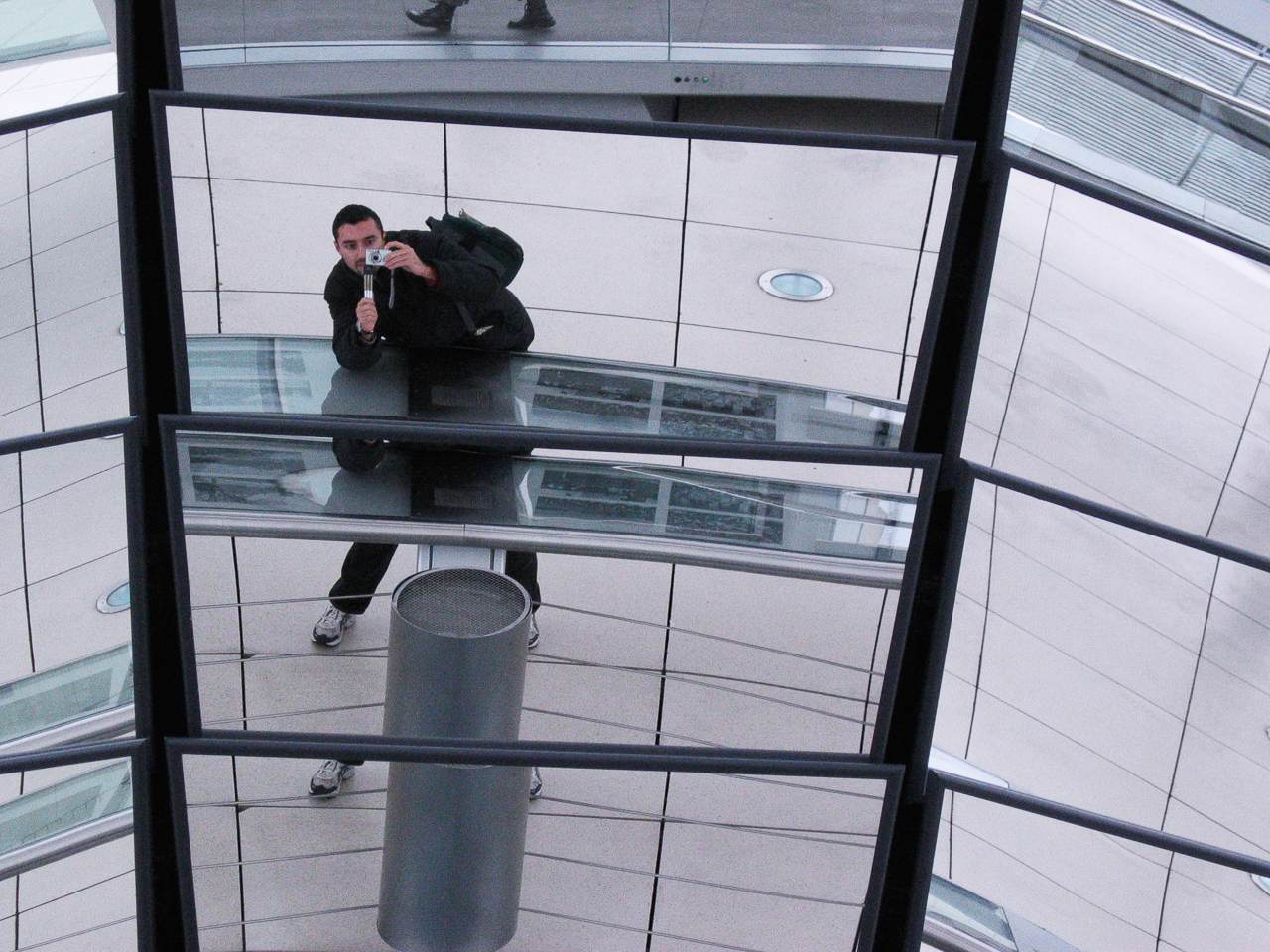 Selfie in the mirror [Reichstag]