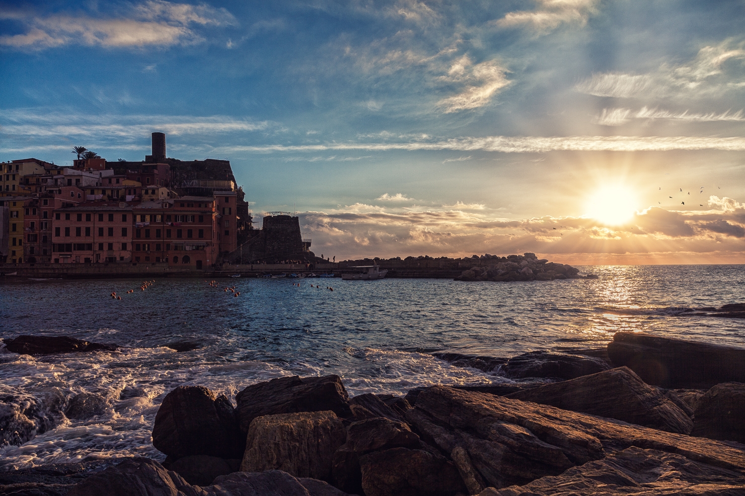 The light of Vernazza