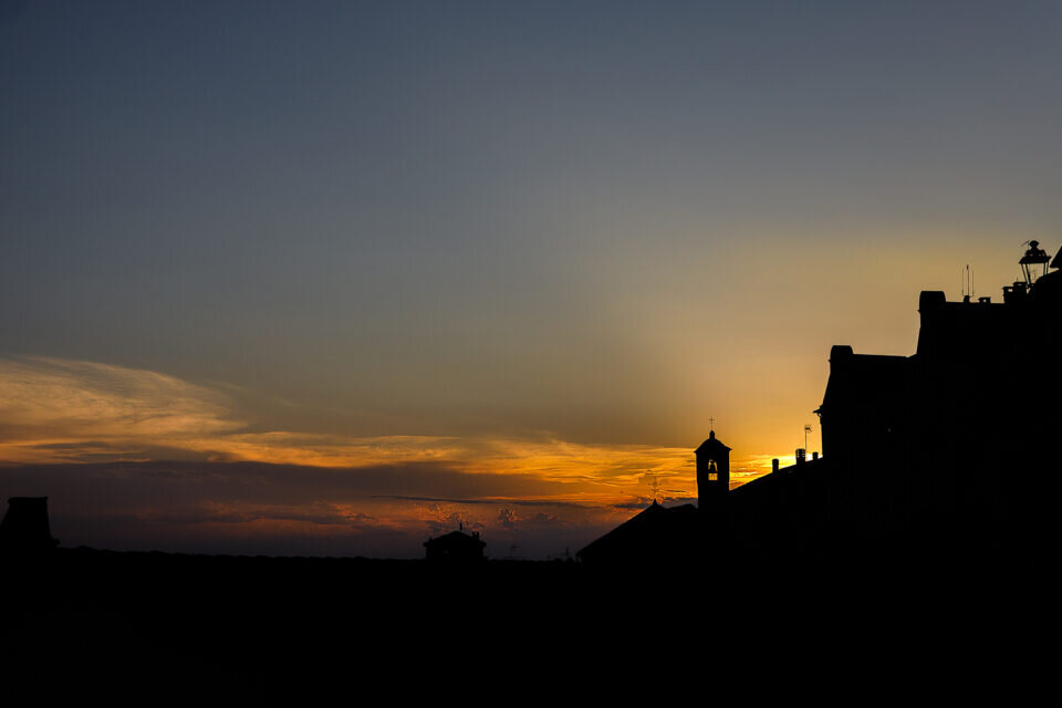 Sunset on Murazzano